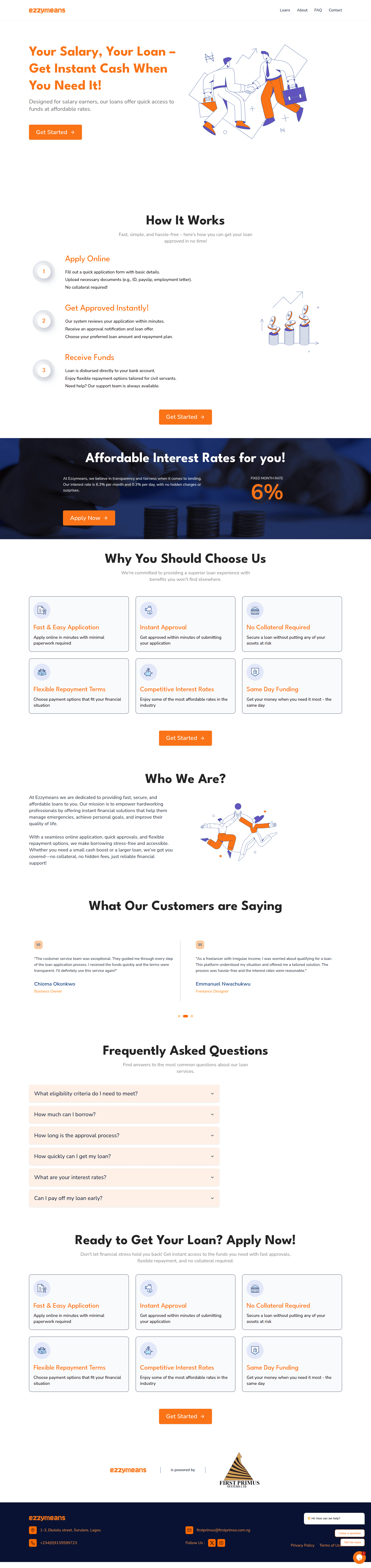 Ezzymeans homepage